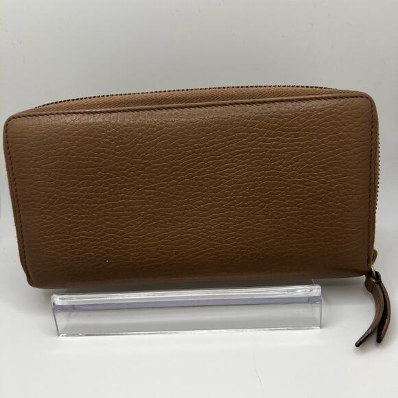 GUC Gucci Tan Leather Wallet - Picture 2 of 9